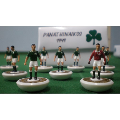 Subbuteo Andrew Table Soccer Panathinaikos 1949 on Lightweight Bases